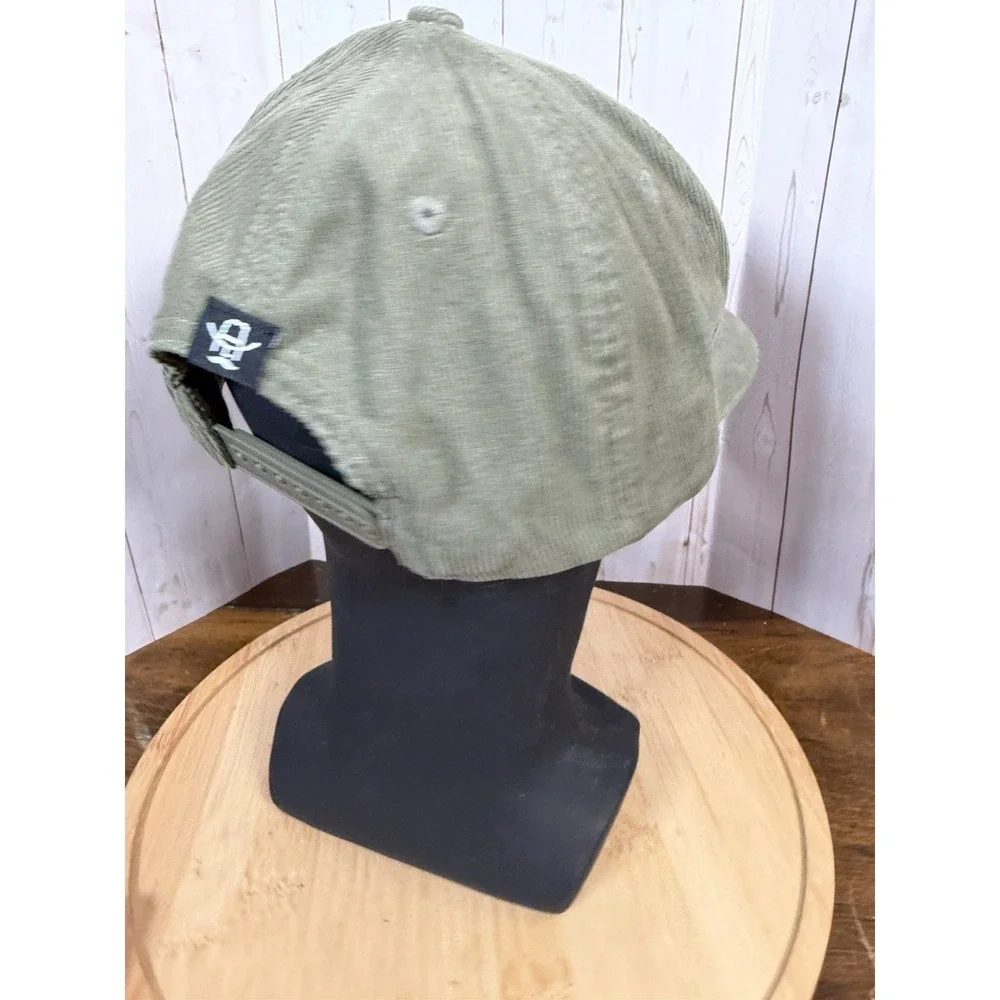 Cowboy Cool Supply Co Green‎ With Logo Patch Corduroy Snapback Trucker Hat